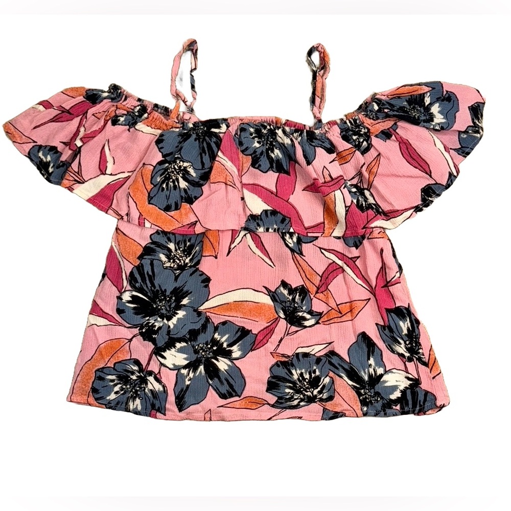 BILLABONG | Off Shoulder Floral Top | Boho Summer Blouse | Flowy - Picture 3 of 12